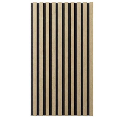 Ekena Millwork AcoustixPro Noise Cancelling Traditional Small Slat Wall Panel SWA0625X0500TRAW